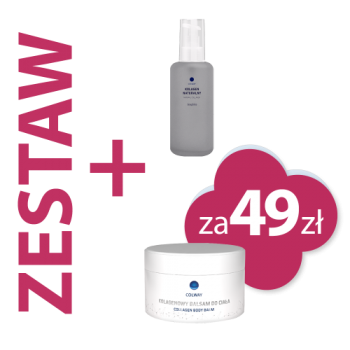 Zestaw Kolagenowy Komfort dla Ciała - Graphite + Balsam do ciała