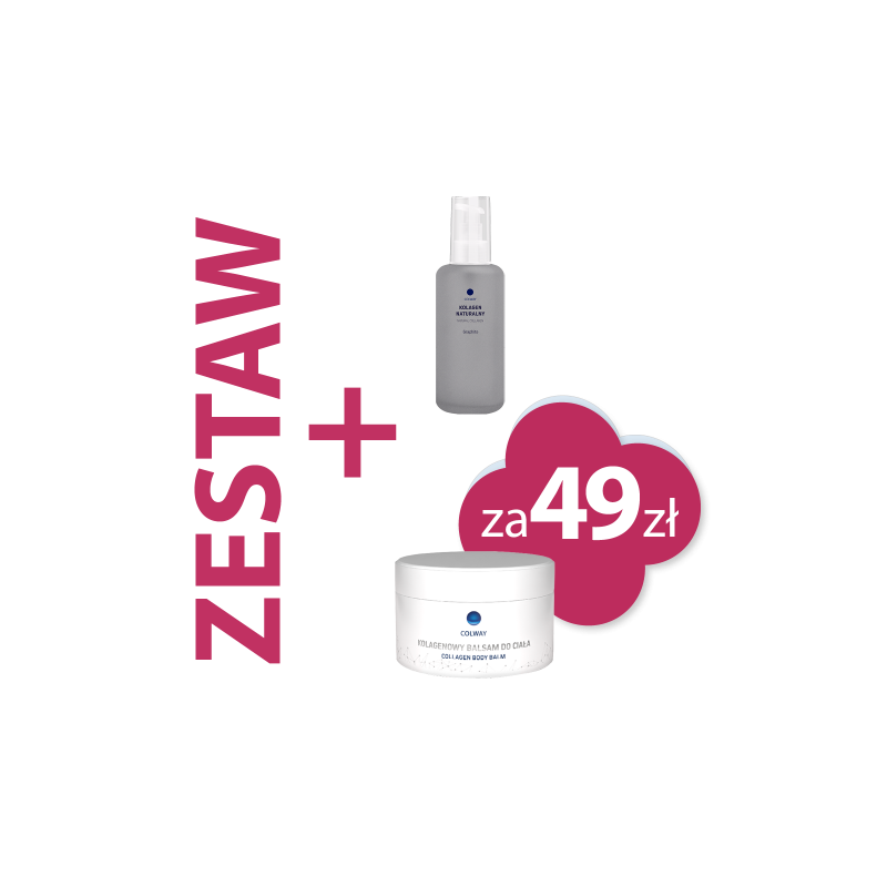 Zestaw Kolagenowy Komfort dla Ciała - Graphite + Balsam do ciała Zestaw Kolagenowy Komfort dla Ciała - Graphite + Balsam do ciała