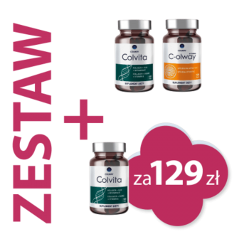 Zestaw Duet Idealny COLWAY – Colvita 120 kaps. za 129 zł – promocja sierpień 2025