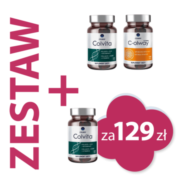 Zestaw Duet Idealny COLWAY – Colvita 120 kaps. za 129 zł – promocja sierpień 2025
