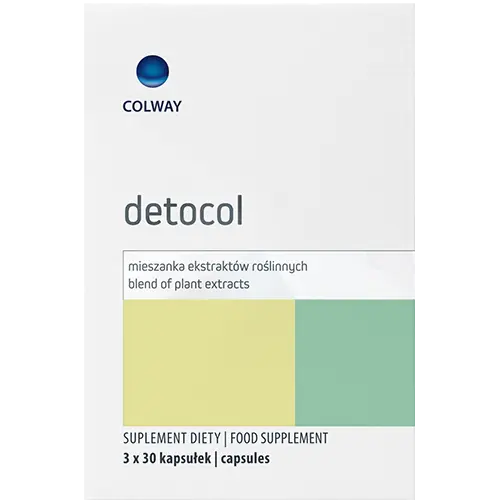 DetoCol COLWAY - nowe opakowanie z trzema blistrami, 90 kapsułek