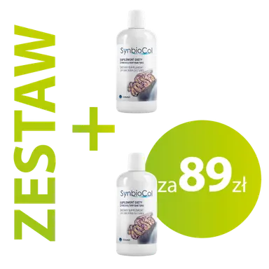 SynbioCol Duo COLWAY, dwa opakowania płynnego synbiotyku, drugie za 89 zł